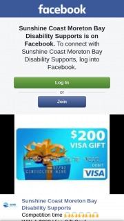 Sunshine Coast Moreton Bay Disability Supports – Win a $200 Visa Gift Card
