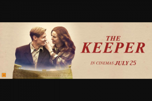 Visa Entertainment – Win 1 of 20 Double Passes to The Keeper (prize valued at $800)