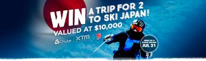 Anaconda – Win a ski holiday for 2 to Hakuba, Japan