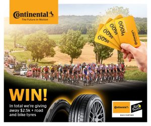 Continental Tyres of Australia – Win a set of Continental branded Car, 4×4 or SUV tyres and more