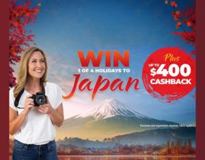 Globalrez AirConditioning – Win 1 of 4 holidays for 2 to Japan