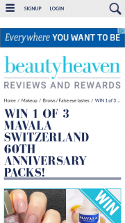 Beauty Heaven – Will Score an Amazing Prize Pack (prize valued at $765)