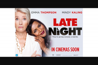 Community News – Win One of 20 Double In-Season Passes to See Late Night