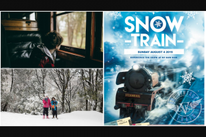 Mamma Knows West – a Trip for 4 on The Steamrail Victoria Snow Train (prize valued at $438)