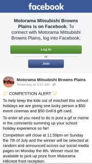 Motorama Mitsubishi Browns Plains – Will Be Selected at Random and Announced Across Our Social Media Pages on Monday The 8th