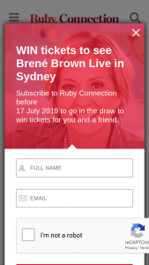 Notified on 18.7.19 and Their Name Published at Rubyconnection on 23.7.19. (prize valued at $790)