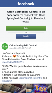 Orion Springfield Central – Win a Movie Pass