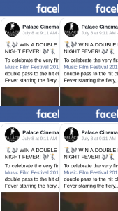Palace Cinema Paradiso – Win a Double Pass to Saturday Night Fever