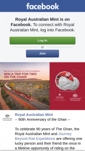 Royal Australian Mint – Win One (1) of Four (4) (prize valued at $5,258)