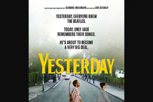 Warner Music – Win 1 of 5 Double Passes to Yesterday [spotify Req’d] (prize valued at $200)