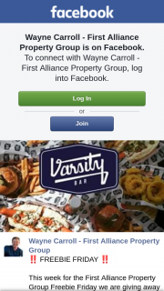 Wayne Carroll First Alliance Property Group – Win this Prize