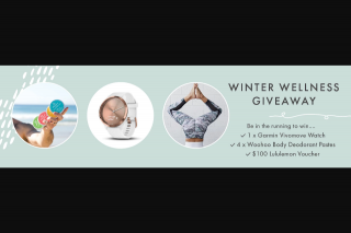 WoohooBody – Win The Winter Wellness Kit Valued Over $450 (prize valued at $450)