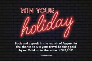 Flight Centre – Win a travel booking up to $20,000 AUD