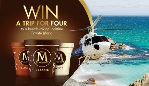 Network Ten – The Bachelor & Magnum – Win a grand prize of a trip for 4 to Satellite Island, Tasmania OR 1 of 61 minor prizes of a $50 Uber Eats voucher each