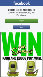 Beserk – Win a Rare Kang & Kodos The Simpsons Sdcc Pop Vinyl