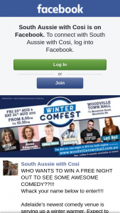 South Aussie With Cosi – Win a Free Night Out to See Some Awesome Comedy?