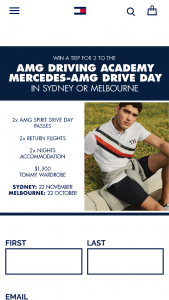 Tommy Hilfiger | Mercedes AMG – and One (1) Guest to Sydney (prize valued at $3,950)