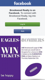 Brookwood Realty – Win 2 Tickets to The Elimination Final at Optus Stadium on Thursday