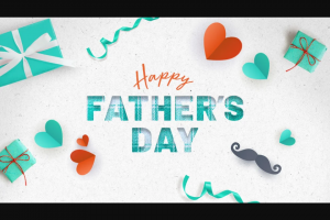 10 Daily – Win Daily Prizes for Father’s Day (prize valued at $2,541)