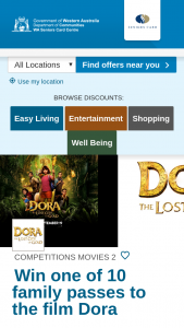 WA Seniors – Win One of 10 Family Passes to The Film ‘dora and The Lost City of Gold’