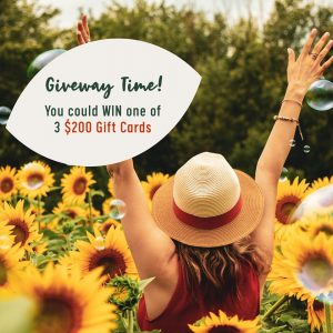 Flower Power – Win 1 of 3 gift cards valued at $200 each