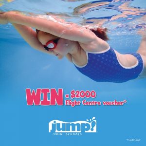 JUMP Swim Schools – Win a $2,000 Flight Centre voucher