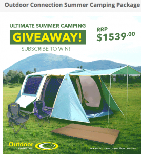 Outdoor Connection – Win the ultimate camping kit valued at $1,539