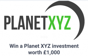 Planet XYZ – Win £1,000 worth of investment