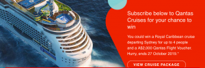 Qantas Airways – Win a cruise for 4 on Royal Caribbean’s Voyager of the Seas for 10 nights