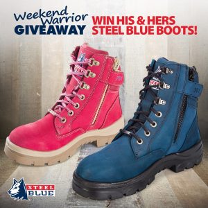 WorkwearHub – Win a pair of His and Hers Steel Blue Boots