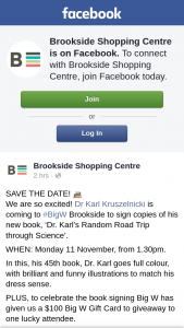 Brookside Shopping Centre – Win The Voucher