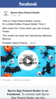 Byron Bay Peanut Butter – Win One of Three Limited Edition Packs