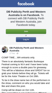 DB Publicity Perth and Western Australia – Win Thepromotionthey Will Makethemselves