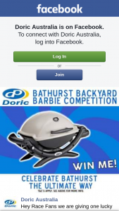 Doric Australia – Win this Bbq Just In Time for Bathurst