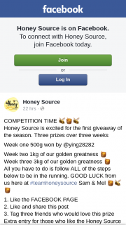 Honey Source – of The Season