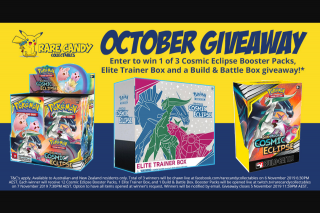 Rare Candy Collectables – for Australian and New Zealand Residents Only (prize valued at $410)