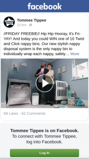Tommee Tippee – Win One of 10 Twist and Click Nappy Bins