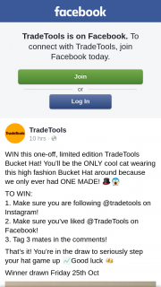 Trade Tools – Win this One-Off