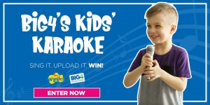 Big4 – Kids Karaoke – Win 1 of 5 major prizes of a 2-night cabin accommodation voucher each OR 1 of 10 runners-up prizes