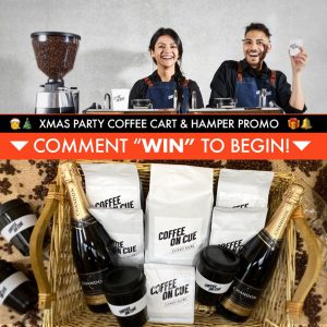 Coffee On Cue – Win a major prize package valued at $2,500