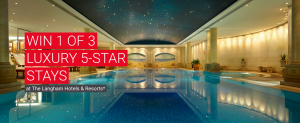 Flight Centre Travel – Win 1 of 3 prizes of a luxury 5-star stay at The Langham Hotel each