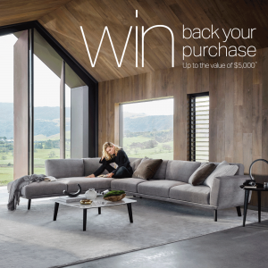 King Living – Win back your purchase up to the valued of $5,000
