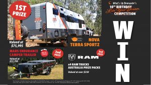 Parable Productions – Win a major prize of a Nova Terra Sports C-15 Caravan inclusive of all on road costs and delivery OR 1 of 4 runners-up prize of a RAM prize pack each