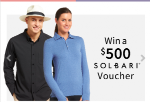 Solbari – Win a $500 Solbari gift voucher
