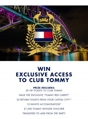 Tommy Hilfiger – Win a prize package to see Mr. Tommy Hilfiger (flights for 2 and more included)