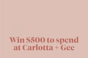 carlottaandgee – Win $500 to Spend Online With Us