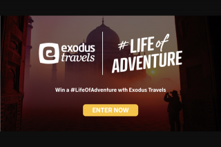 Exodus Travels Australia – Win The Prize (prize valued at $2,500)
