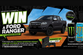IGA-Foodworks/Foodland – Win a Ford Ranger (prize valued at $600)