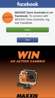 MAXXIS Tyres Australia – Win Participants Must Have Liked The Maxxis Tyres Australia Facebook Page and Performed The Action Specified In The Promotional Post Via The Maxxistyresaustralia Facebook Page