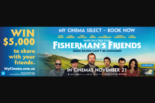 My Cinema – Win $5000 to Share With Your Friends (prize valued at $5,000)